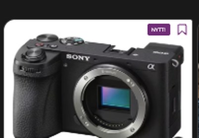 Sony A6700 + objektiv